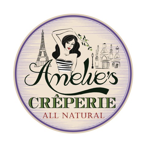 Feminine logo with the title 'vintage logo'