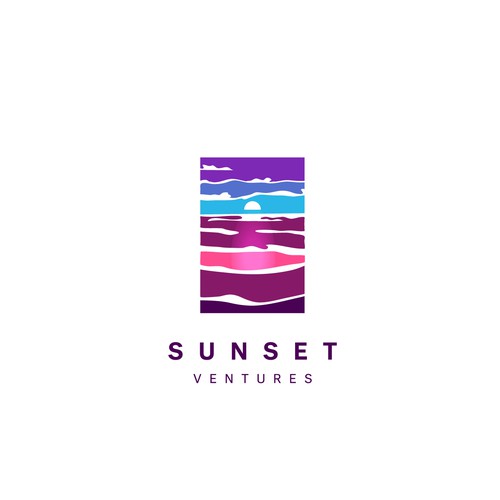 Travel brand with the title 'Art logo for Sunset Ventures'