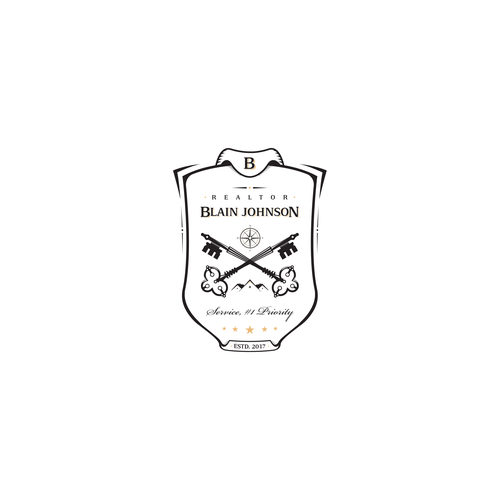 Badge brand with the title 'Logo idea for Realtor'