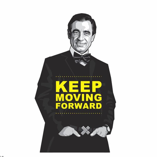 Character t-shirt with the title 'Mr Rogers'