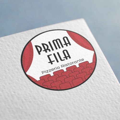 Embossed logo with the title 'Prim Fila Logo Embossing'