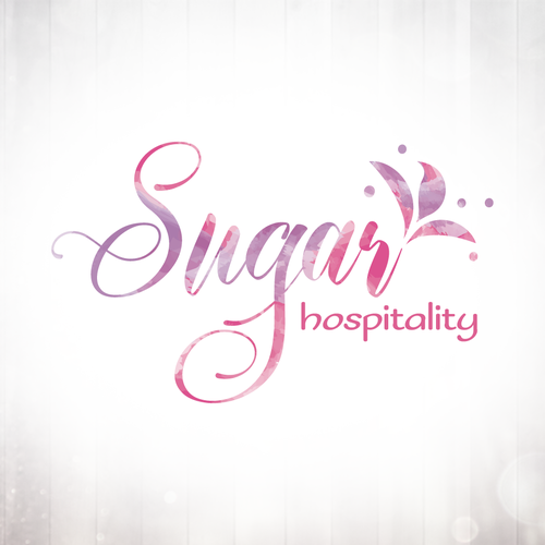 Sugar design with the title 'Wedding Service Logo Design'