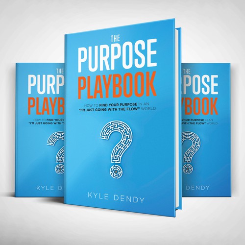 Cool book cover with the title 'The Purpose Playbook'