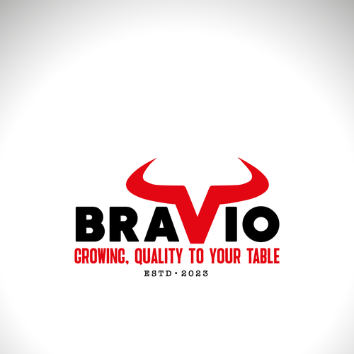 Toro design with the title 'Logo llamativo'