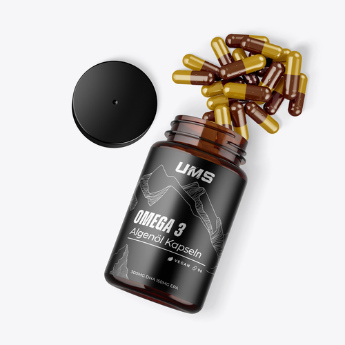 Wellness packaging with the title 'Label concept for supplement product'
