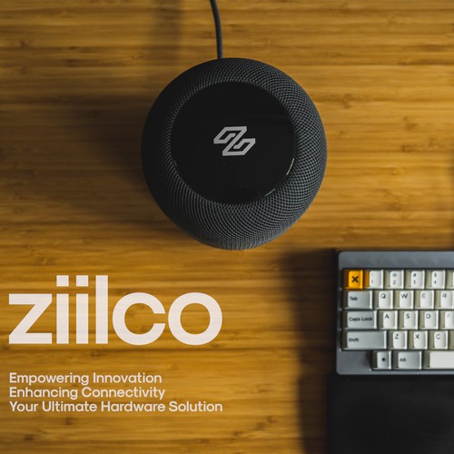 Computer brand with the title 'Ziilco, computer hardware products'
