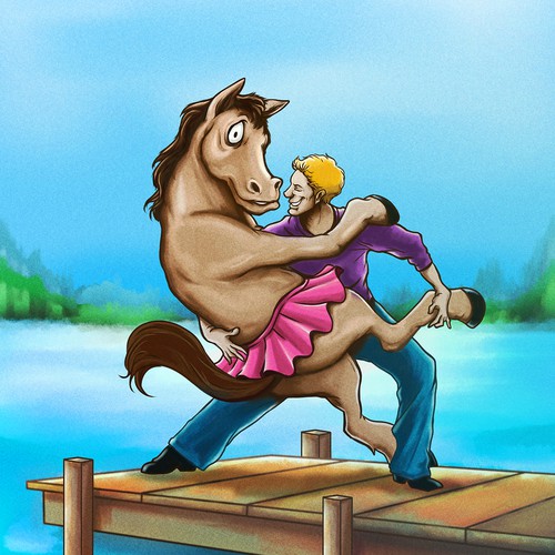 Book cover illustration with the title 'cover non fiction book'