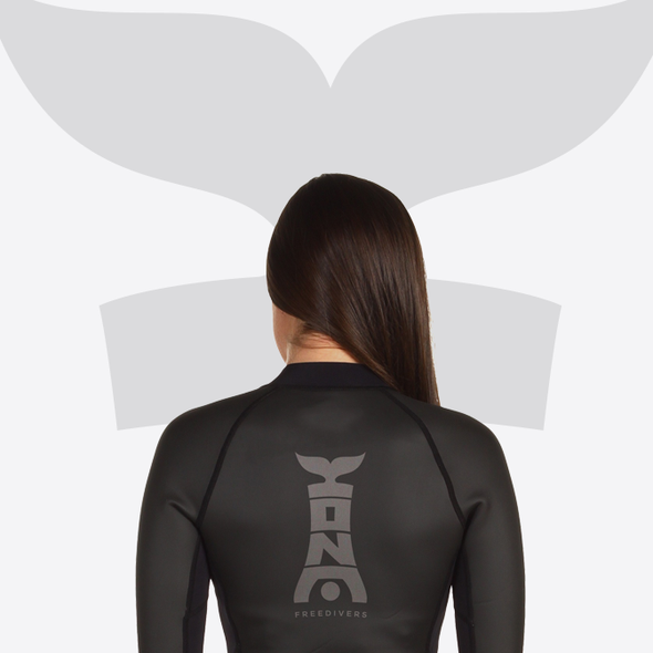 Suit design with the title 'KONA'