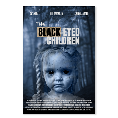 Creepy design with the title 'Poster idea for horror movie'