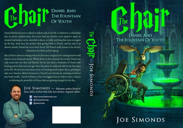 Owl book cover with the title 'Fun "Harry Potter like" Fantasy Book Cover'