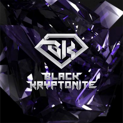 Band logo with the title 'BLACK KRYPTONITE'