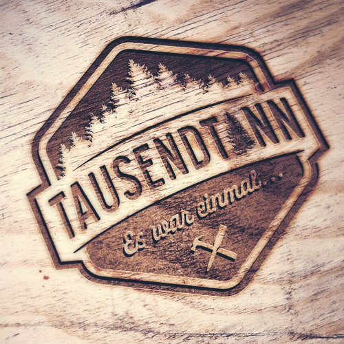 Tree logo with the title 'Tausendtann Logo'