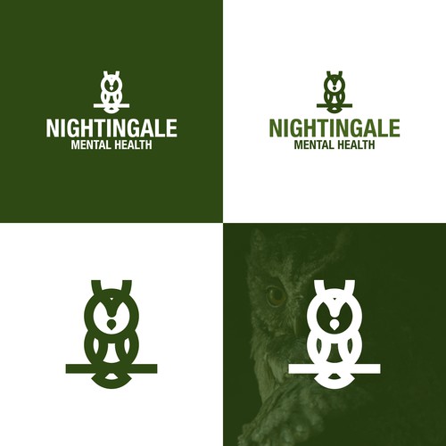 Night logo with the title 'Owl Logo'