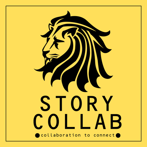 Motivational logo with the title 'STORY COLLAB'