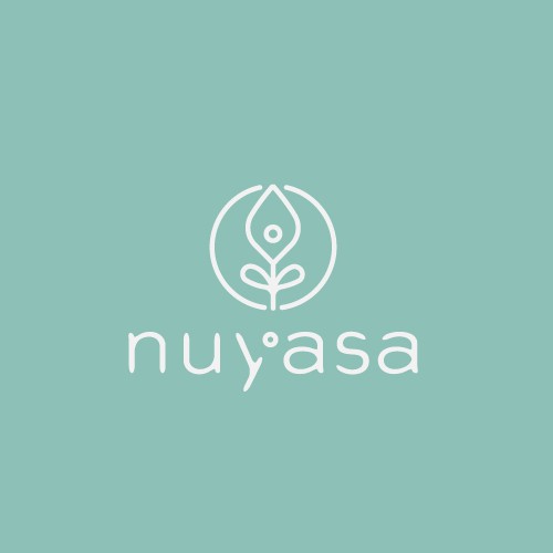 Master design with the title 'nuyasa yoga brand'