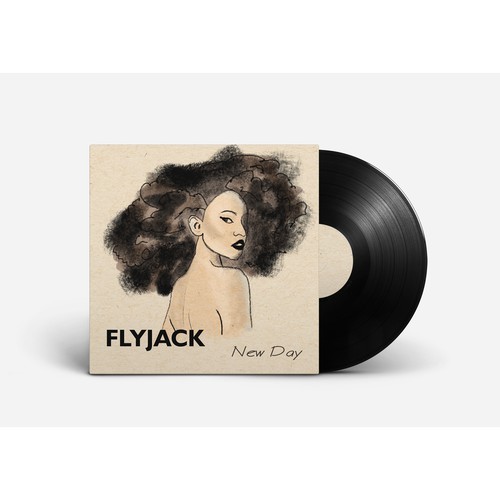 Minimal artwork with the title 'Digipack design'