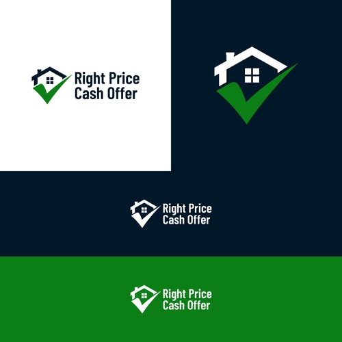 Check mark logo with the title 'Right Price Cash Offer'