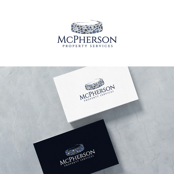 Stone design with the title 'Logo for McPherson'