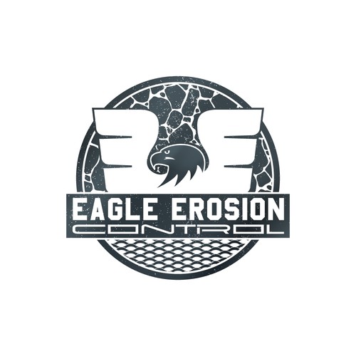 Rock brand with the title 'Erosion Control Logo'