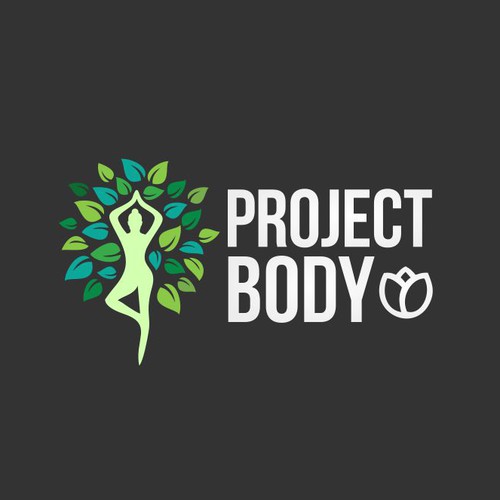 Pilates logo with the title 'A Unique and Strong Design for Project Body'