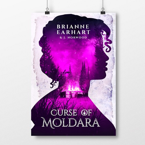 Young adult book cover with the title 'Curse of Moldara - book 3'