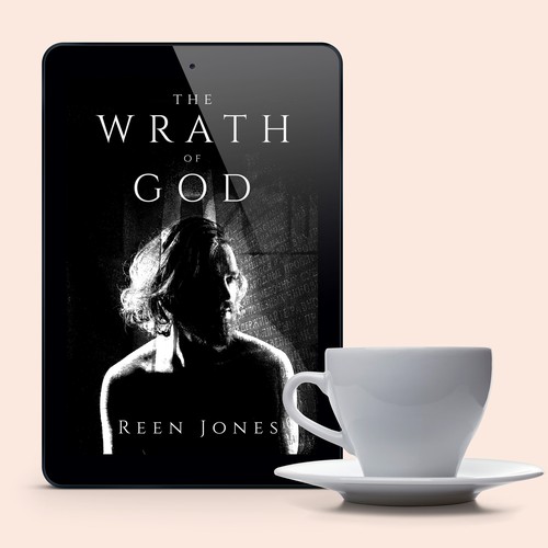 Grunge book cover with the title 'Book Cover for The Wrath of God'