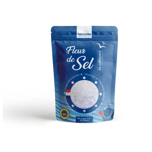 Salt packaging with the title 'Package design '