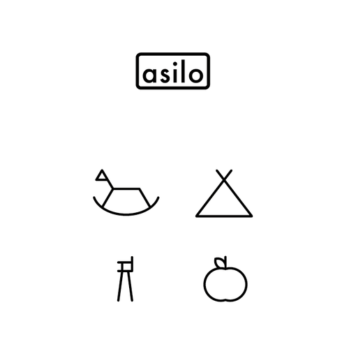 Swiss logo with the title 'Modern and Minimal logo for Kids Furniture'