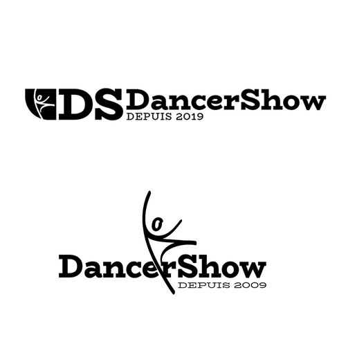 Dance school logo with the title 'Logo design for a Modern Dancing School'
