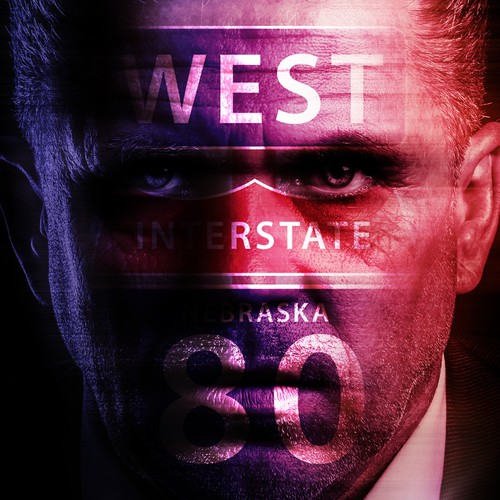 Spooky book cover with the title 'Blood and Sex on the Highway (Book cover)'