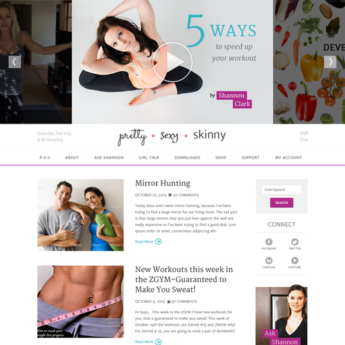 Fitness Website designs, themes, templates and downloadable