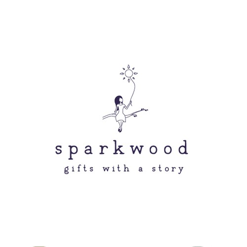 Wood logo with the title 'Sparkwood'