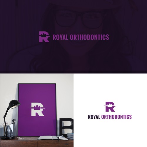 Dental logo with the title 'Logo design'