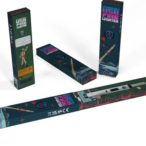 Retro packaging with the title 'packaging design retro '