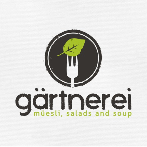 Salad design with the title 'Create the Logo for our Urban Gardening Restaurant "Gärtnerei"'