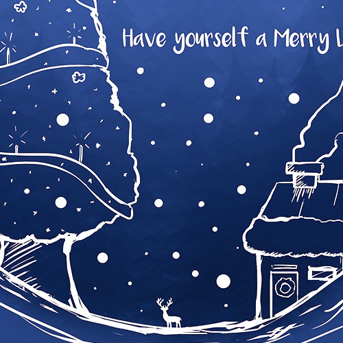 Canvas design with the title 'Christmas Canvas Design'