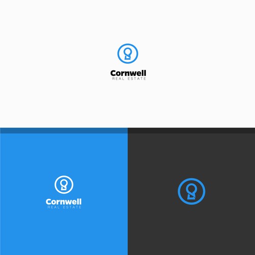Attractive logo with the title 'Cornwell Real Estate'