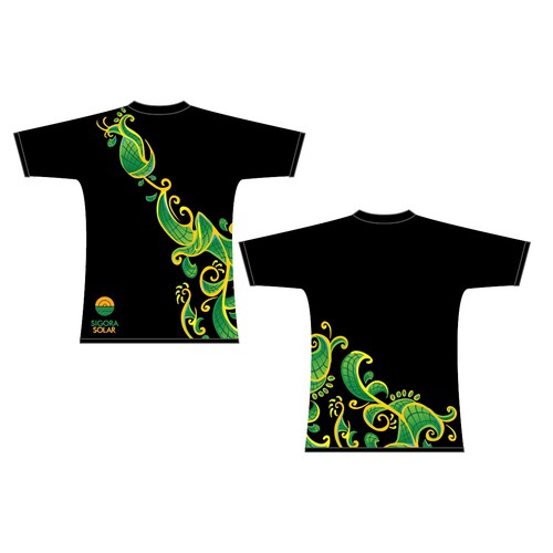 Solar design with the title 'Company Tshirt'