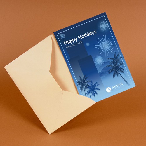 New Year's design with the title 'Entry for Holyday Card Contest'