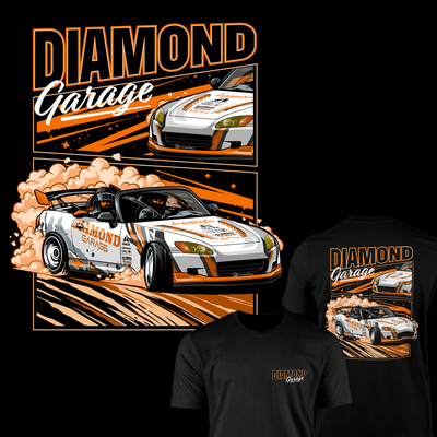 Diamond Garage T-shirt Illustration
