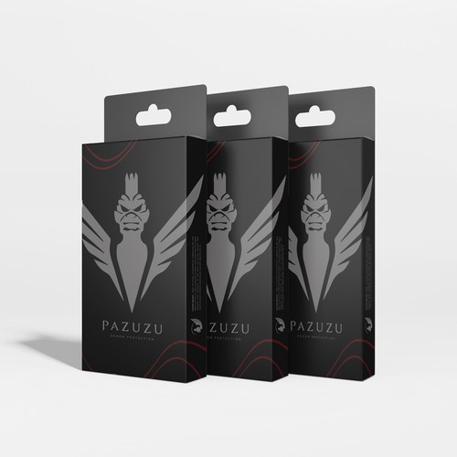 Packaging with the title 'PAZUZU'
