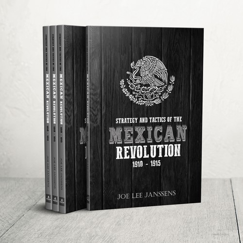 Mockup book cover with the title 'Mexican Revolution'