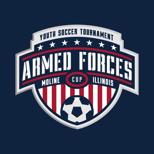 Tournament logo with the title 'Armed Forces Cup'