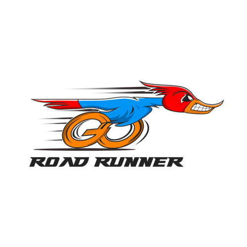 Roadrunner design with the title 'Road Runner GO'
