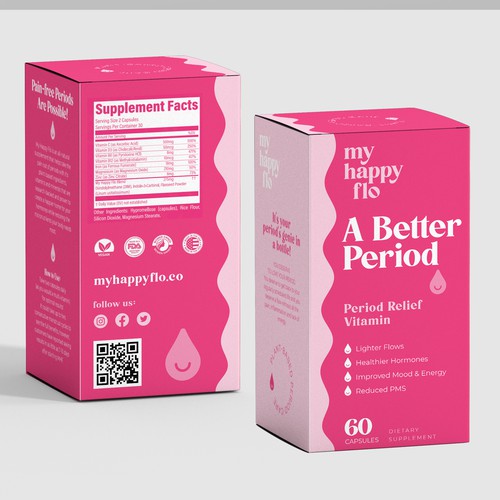 Love the pink branding and packaging here!