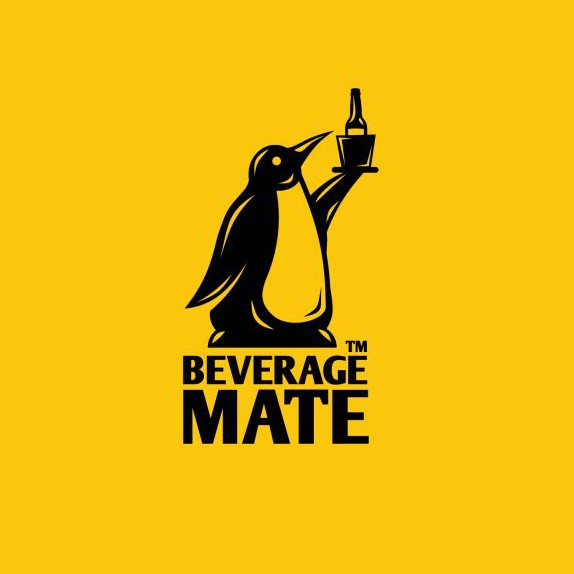 Cooler logo with the title 'Bold beverage logo'