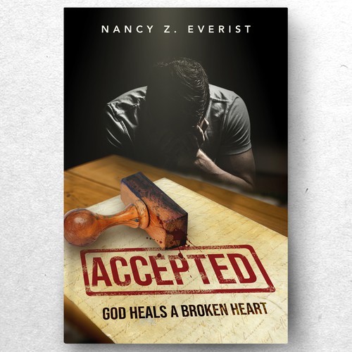Heart book cover with the title 'ACCEPTED: God Heals a Broken Heart'