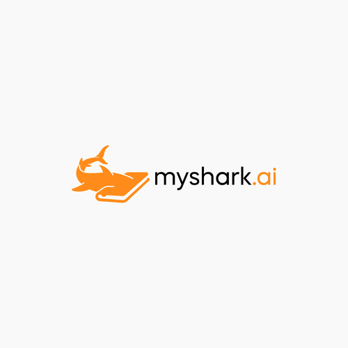 Artificial intelligence logo with the title 'bookshark'