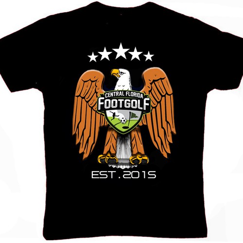 Football t-shirt with the title 'foot golf 2015'