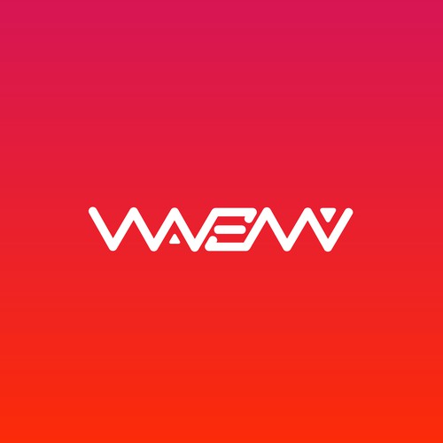 Creative design with the title 'Waveaxis logo'